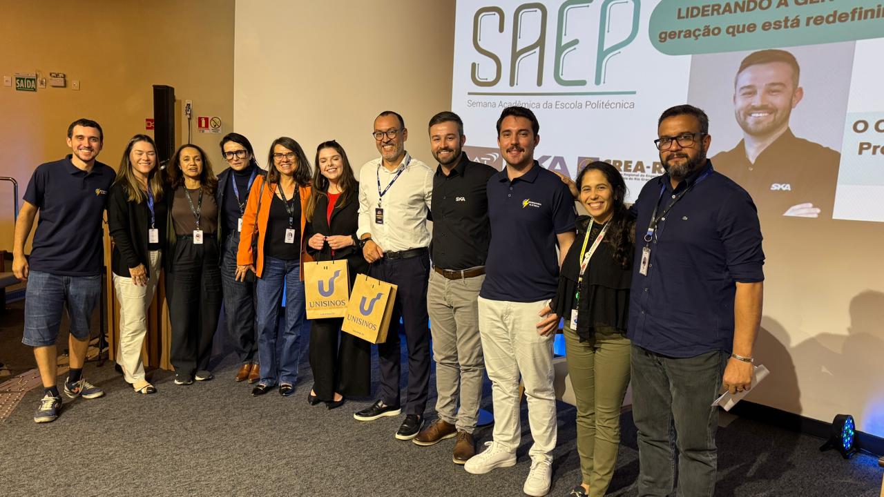 Professores da Unisinos e o gestor institucional